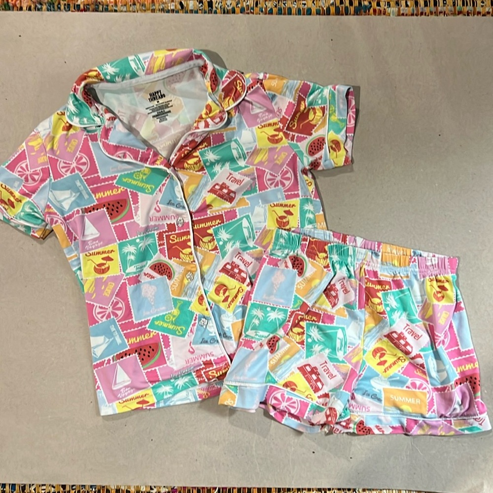 Pajama set size M 8-10